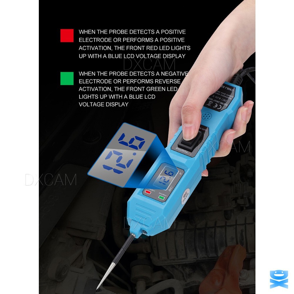 3.5-36V Car Circuit Tester Digital Automotive Power Electrical Probe Test Light