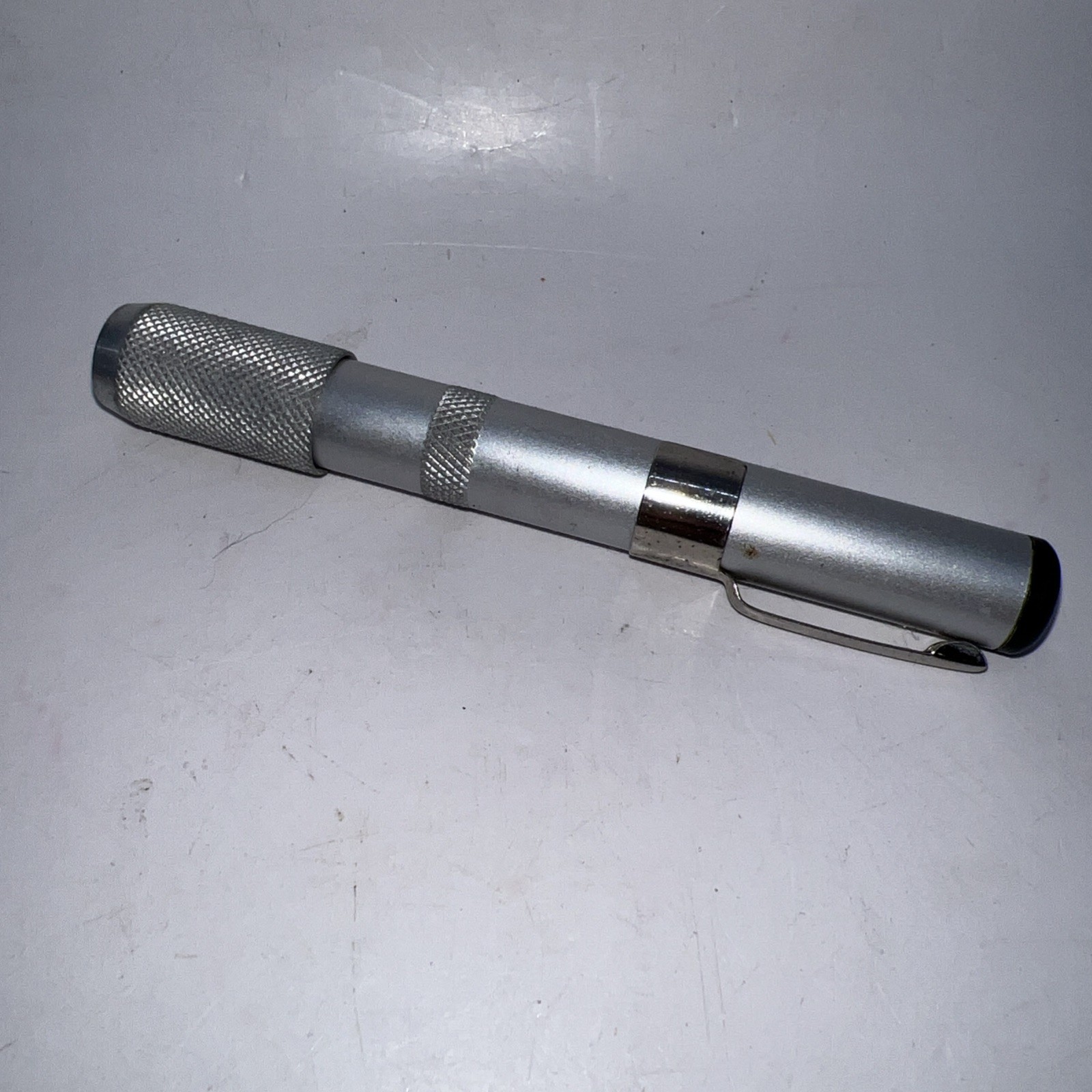 Vintage Aluminum Chalk Chuck Holder School Teacher Writing Tool