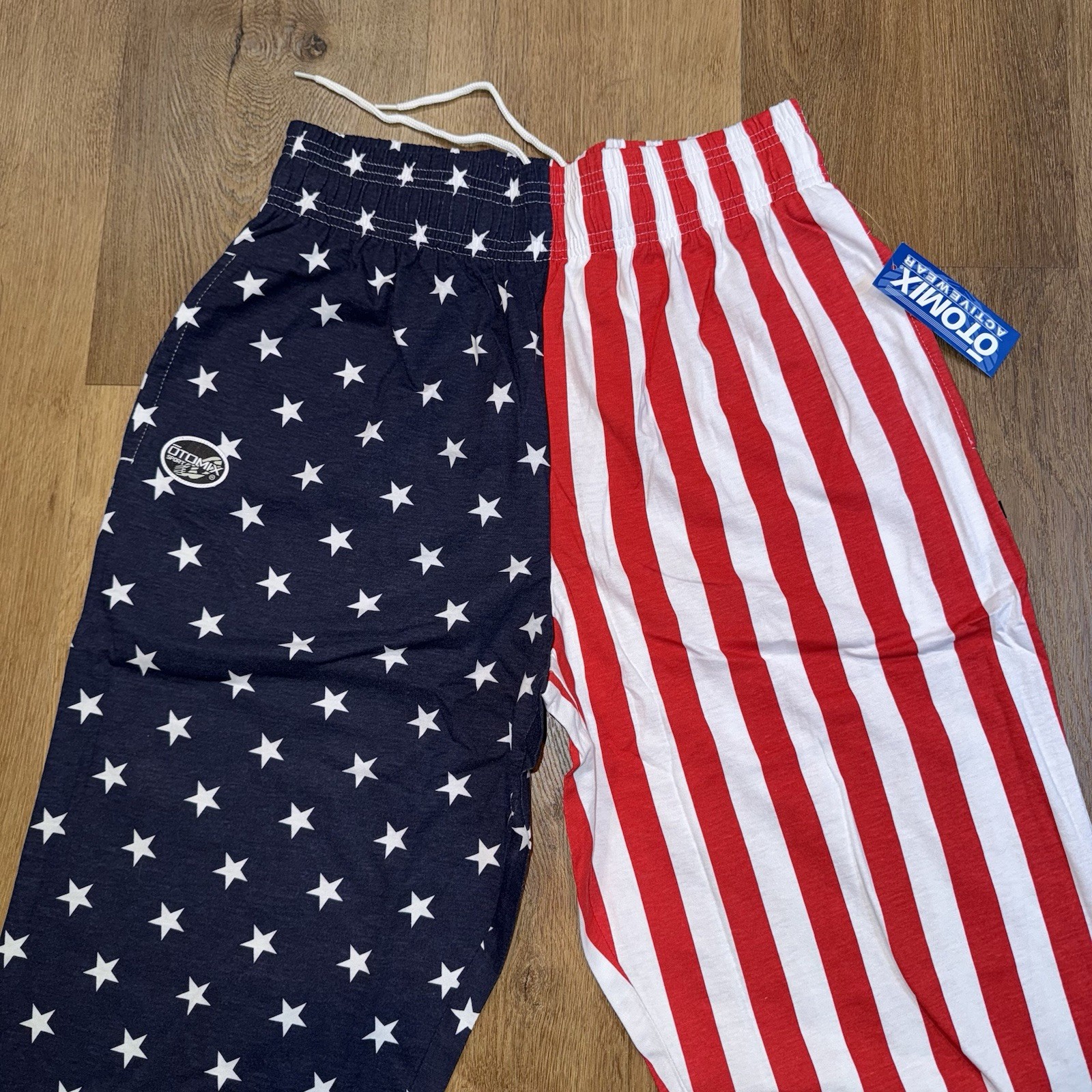 Baggy Pants USA American Flag Weightlifting Gym Otomix Parachute Hammer Medium