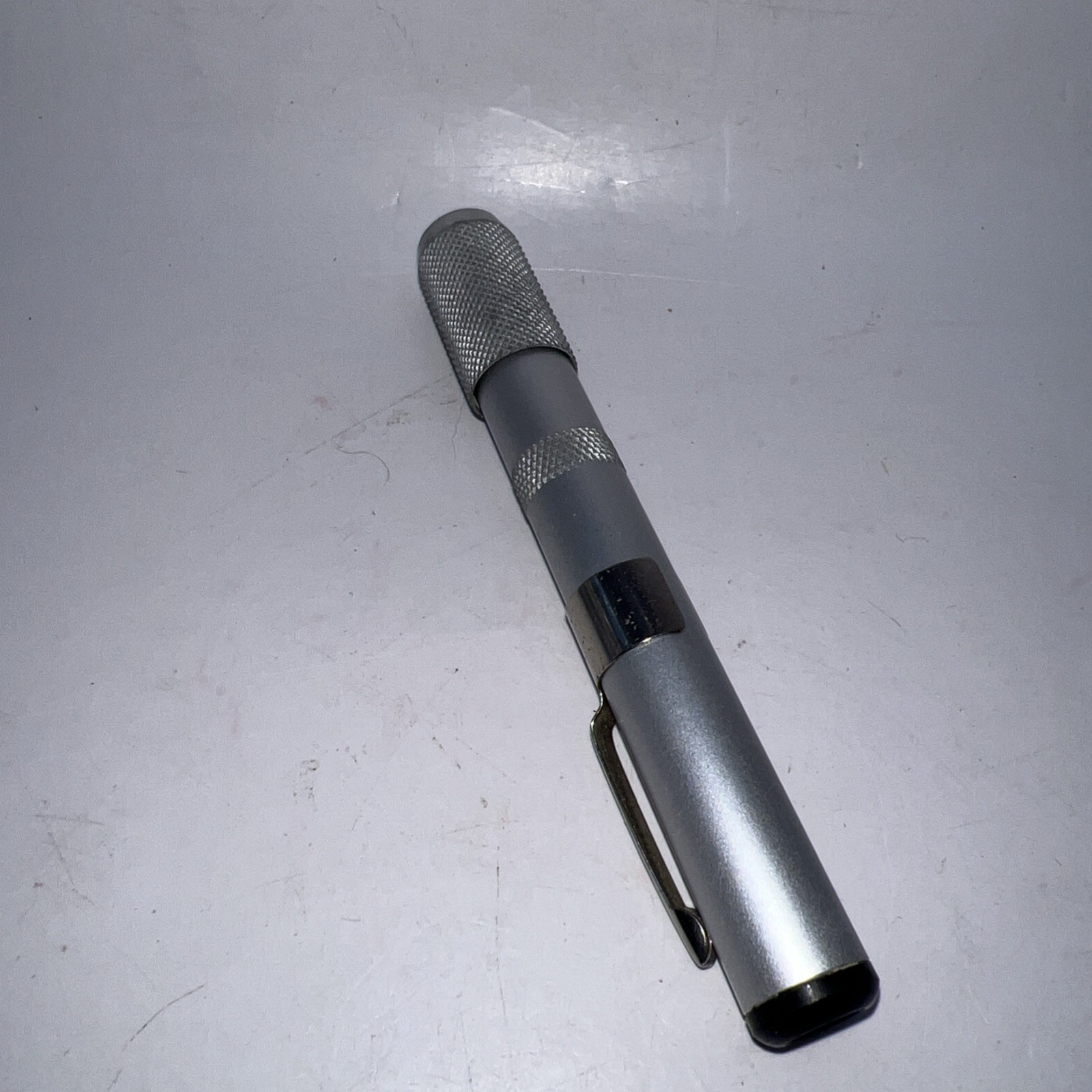 Vintage Aluminum Chalk Chuck Holder School Teacher Writing Tool