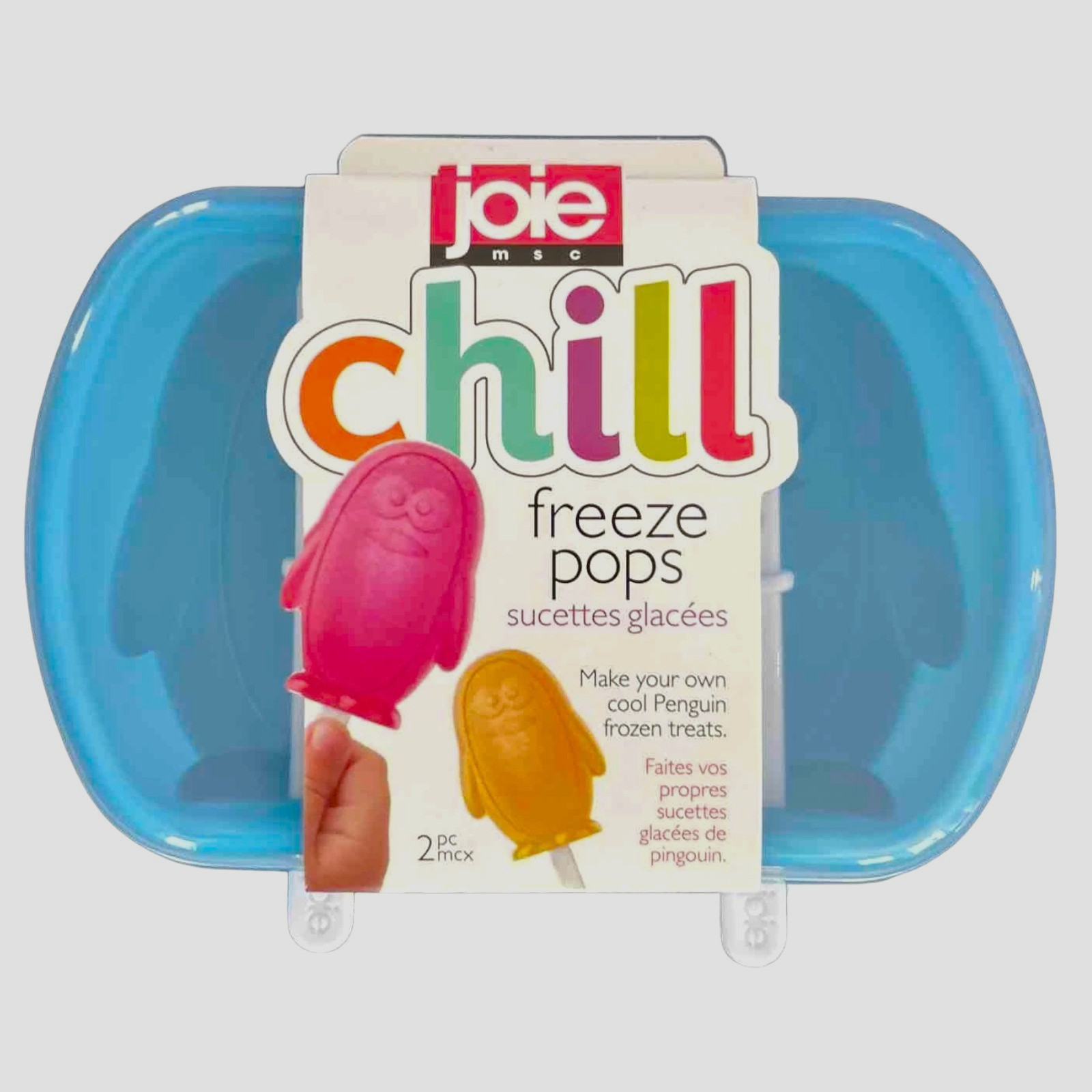 Joie Kitchen Gadgets Penguin Freeze Pops Tray Ice Mold Party New Free Shipping