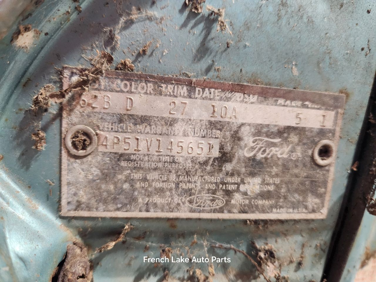 Manual Transmission 3-Speed Column Shift Style Fits 1964 FORD 1337601