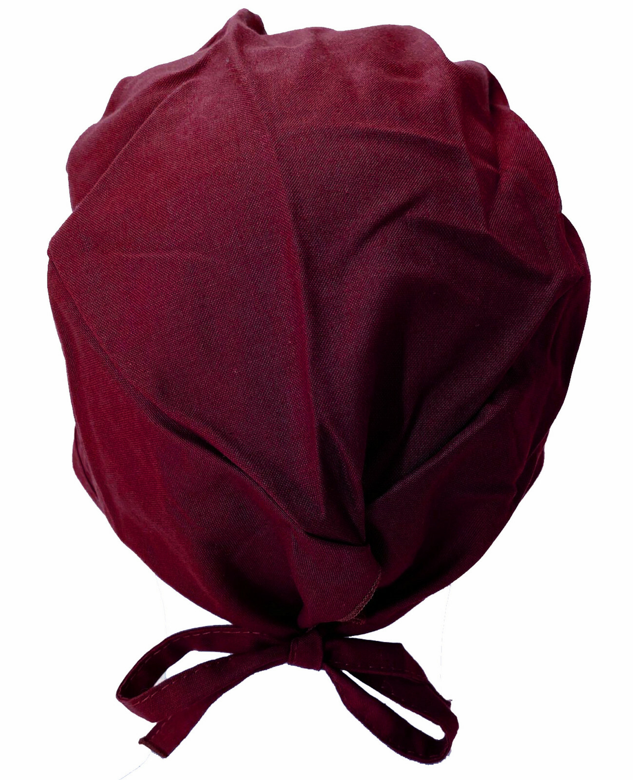Scrub Cap Nurse Scrubs Hat Nursing Doctor Surgical Nurses, Cotton, Solid Maroon