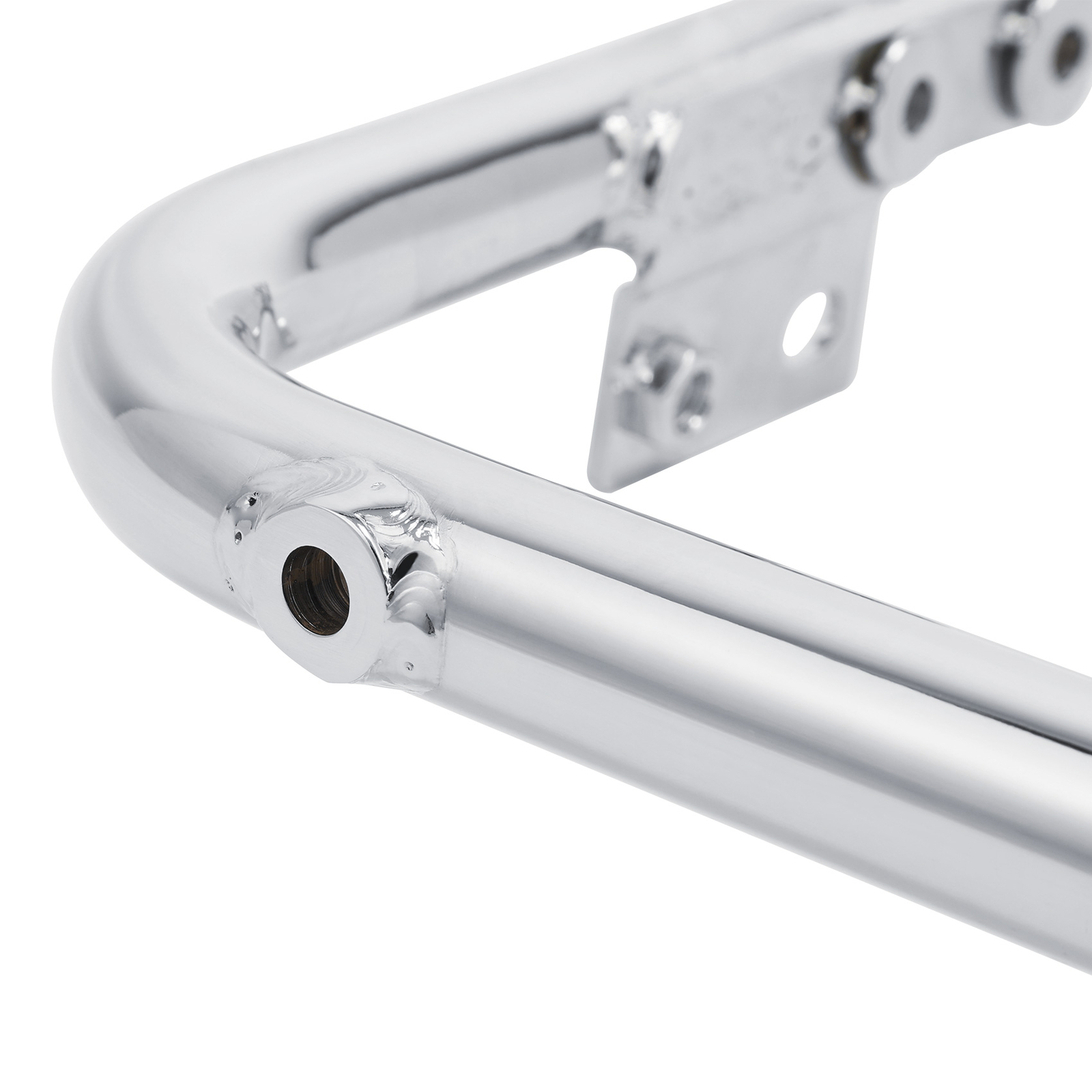 License Plate Mount Support Tube Bracket Fit For Harley Touring Road King 97-08