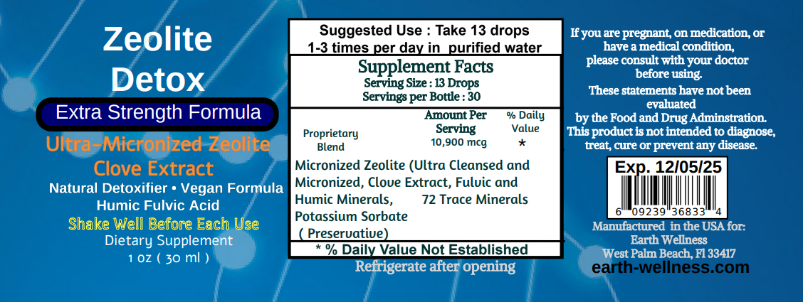 Zeolite Liquid Ultra METAL DETOX, PARASITE detox, 2 FOR PRICE OF 1 !