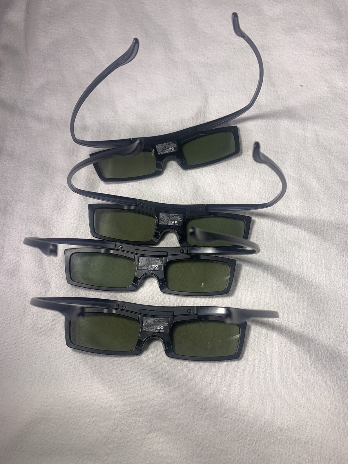 Samsung 3D Active Glasses Tested & Working (Lot of 4) SSG5100GB \\~~