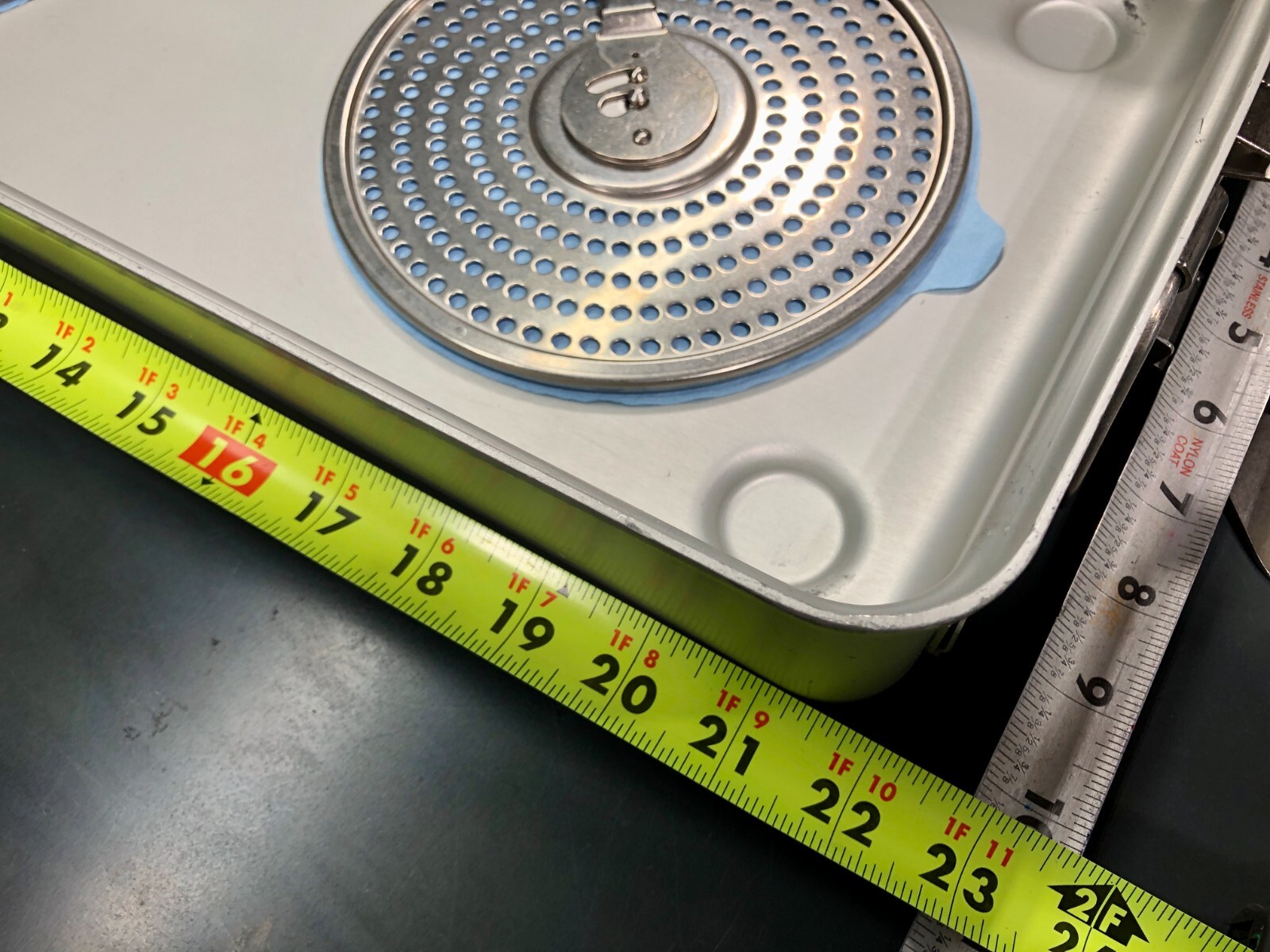 Case Medical SteriTite Sterilization container 22x10x2.0 w/ upper & lower vents