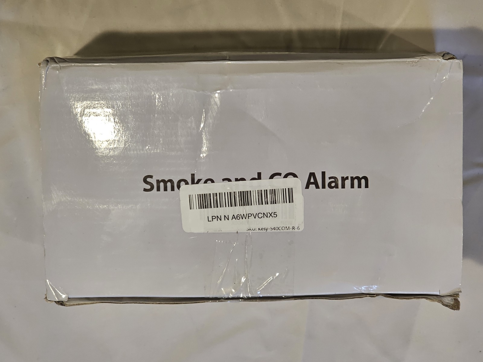 6 Pack Upgraded Interlinked Smoke Carbon Monoxide Detector, Battery Powered