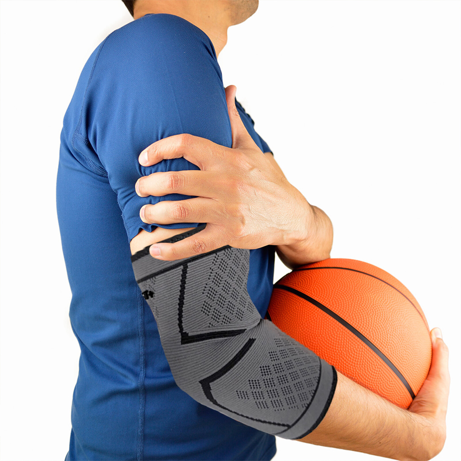 Tennis Elbow Compression Sleeve Brace Weight Lifting Support Joint Pain Relief