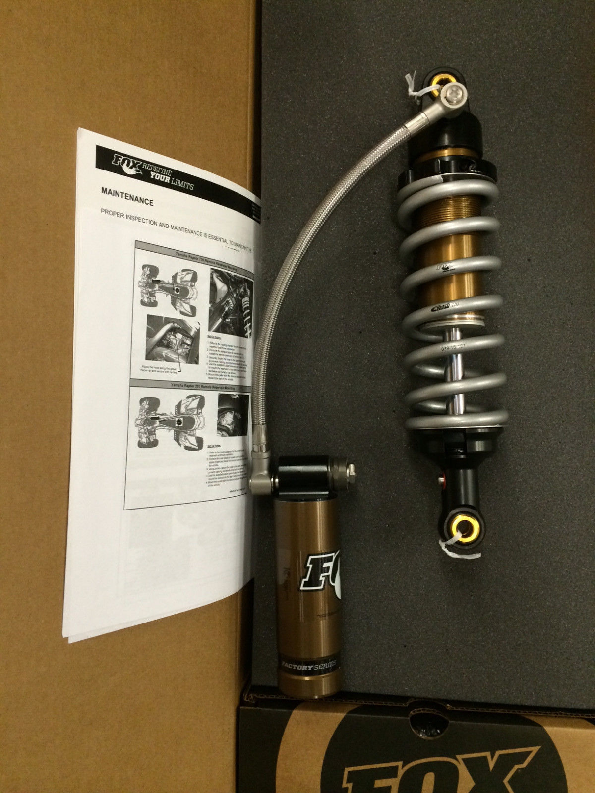 Fox Factory Series 2.0 Podium RC2 Rear Shock Yamaha Banshee 350 1987-2012