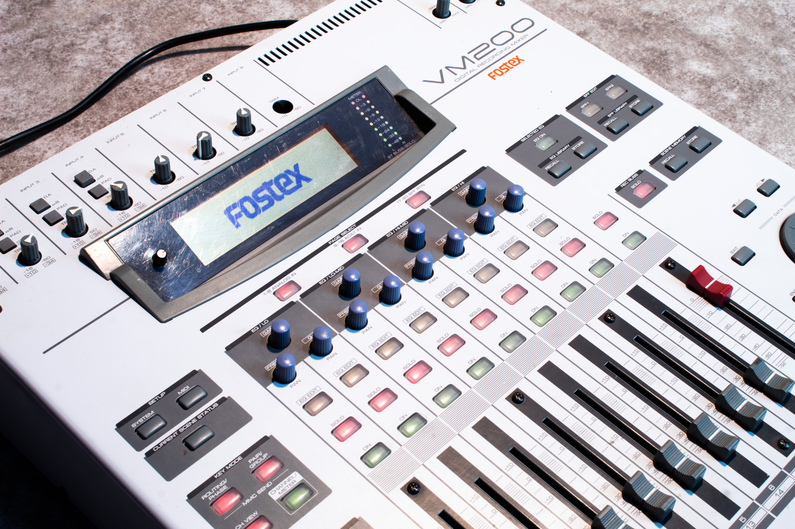 Fostex VM200 Digital Recording Mixer Powers Up