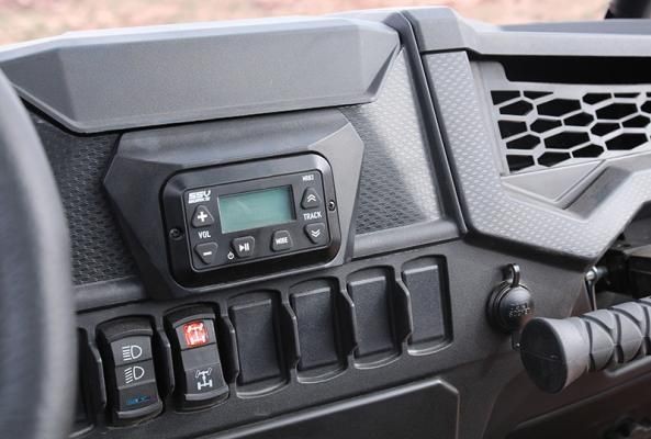 SSV Works MRB3S Media Player With Dash Panel Kit For Polaris RZR XP 1000 19-22