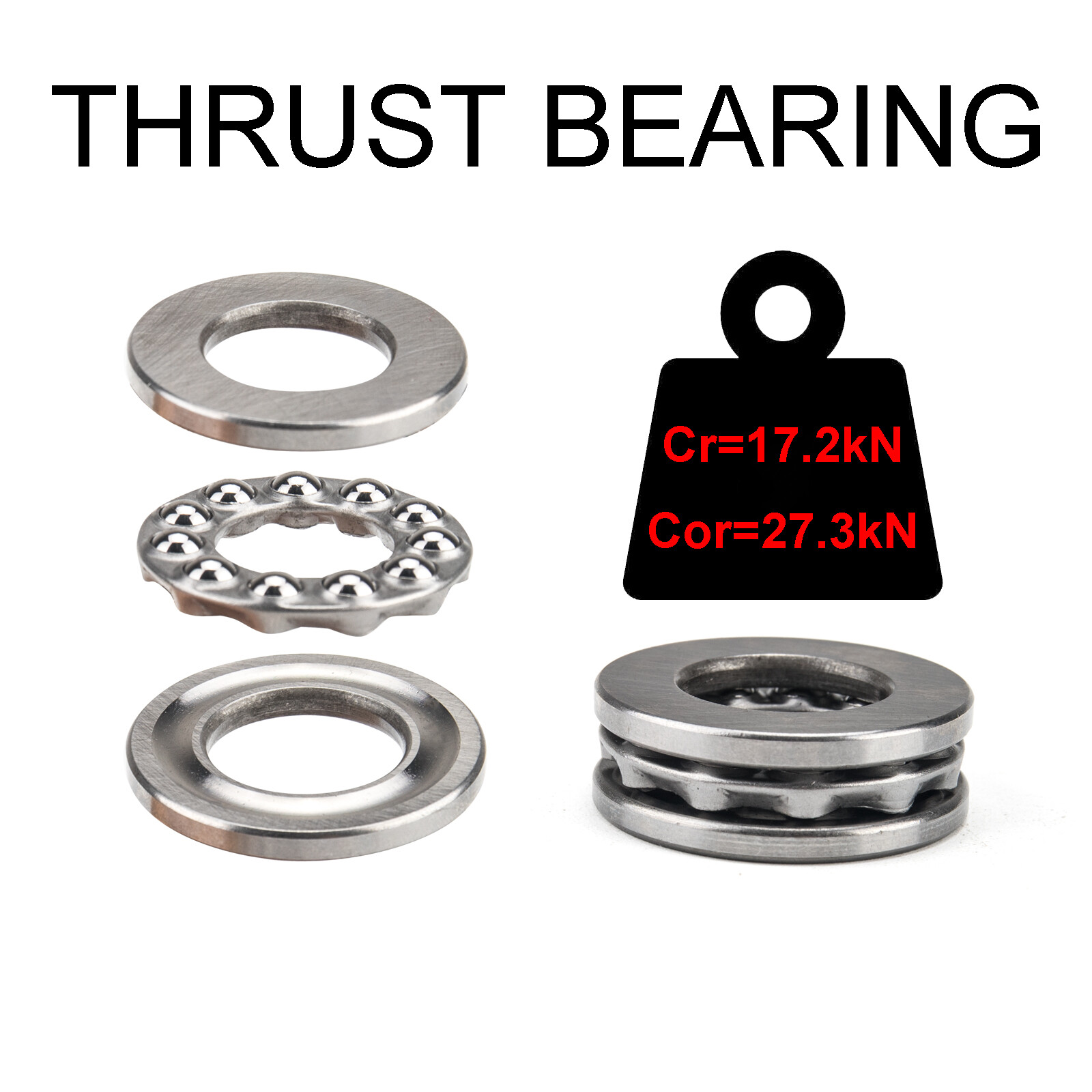 LS Engine Crankshaft Pulley Harmonic Balancer Installer Tool w/ Bearing For GM