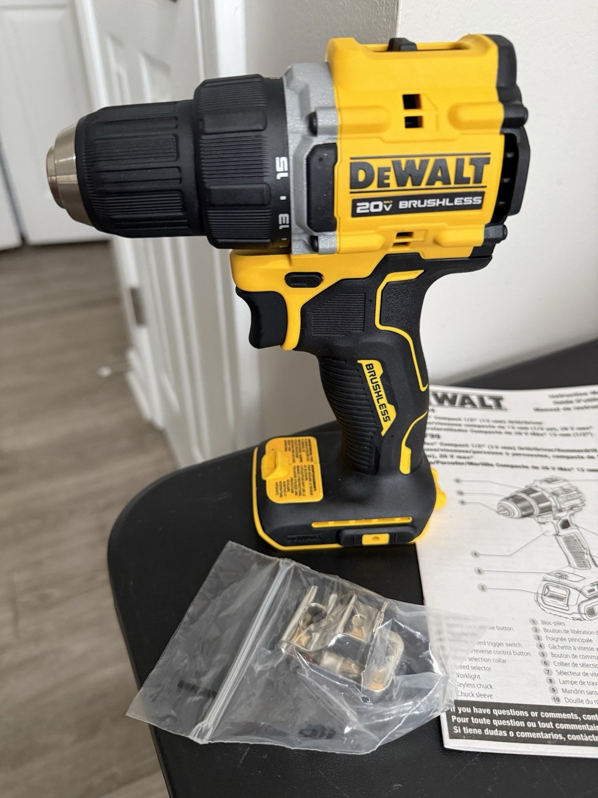 Genuine Dewalt DCD794B ATOMIC 20V MAX Brushless | Cordless | 1/2" Drill/Driver