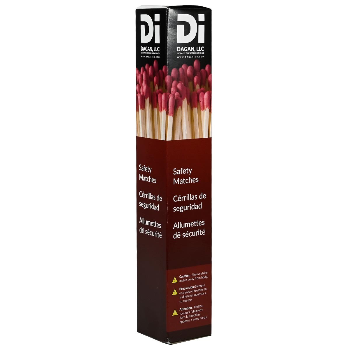 Extra Long Premium Fireplace Matches - 90 Matches Per Box