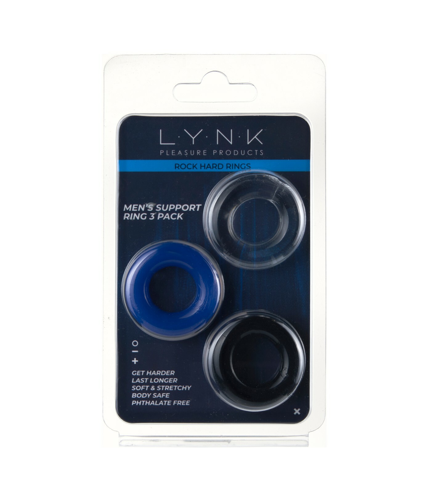 Cock Ring Stay Hard Penis Enhancer 3 Pack Erectile Dysfunction Sex Toy Men ED
