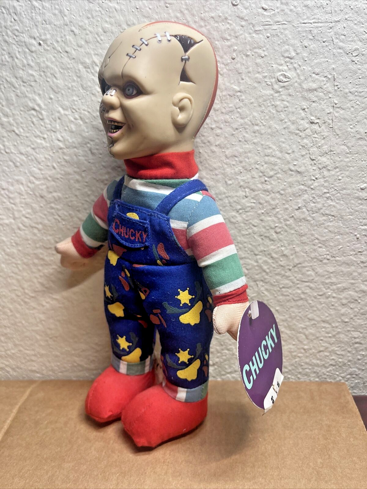 VINTAGE The Bride of CHUCKY 13" Bald Plush DOLL FROM TOY WORKS HORROR HALLOWEEN
