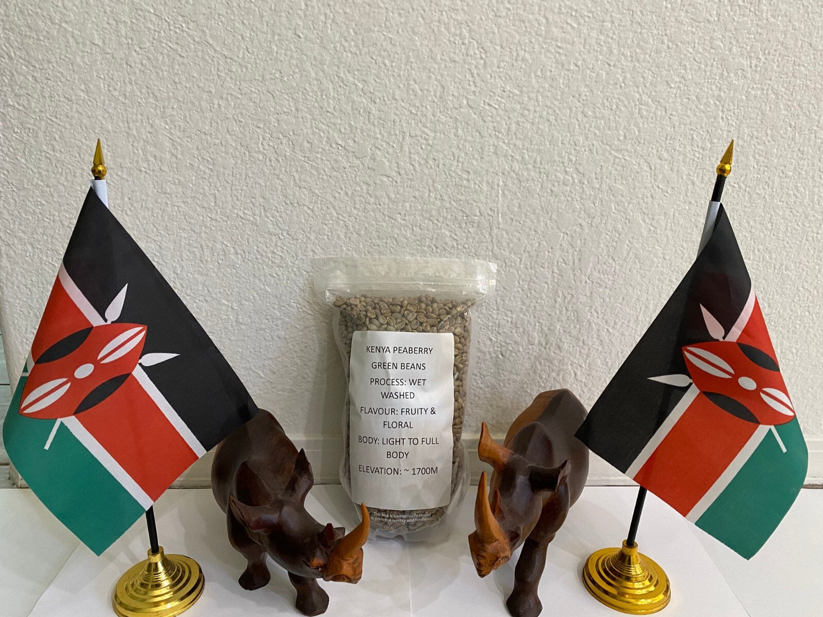Kenya Peaberry Specialty Grade of Premium Arabica Green Coffee Beans