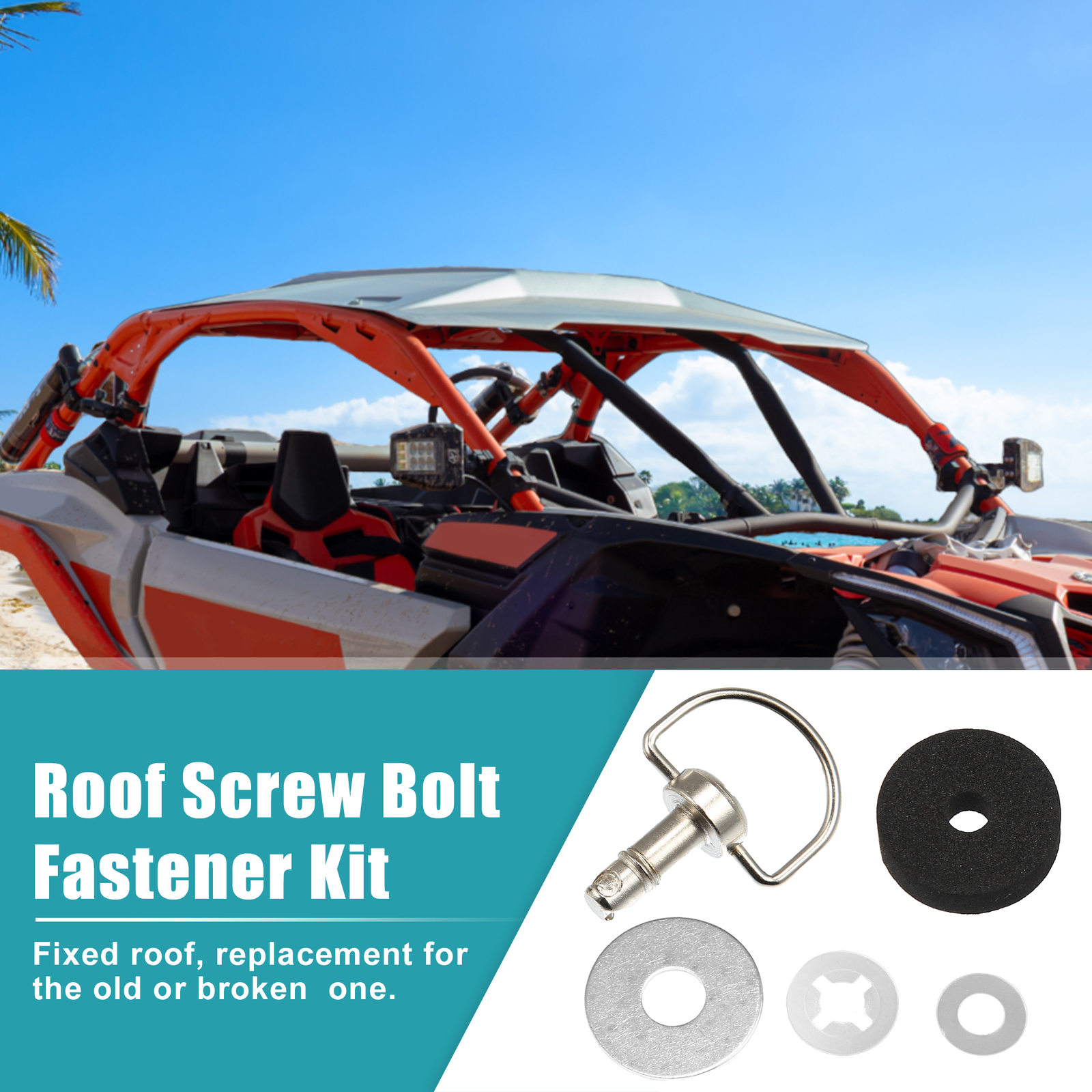 Piece of 4 Roof Pins Quick Release Bolts fit for Can Am Maverick X3 2017-2023