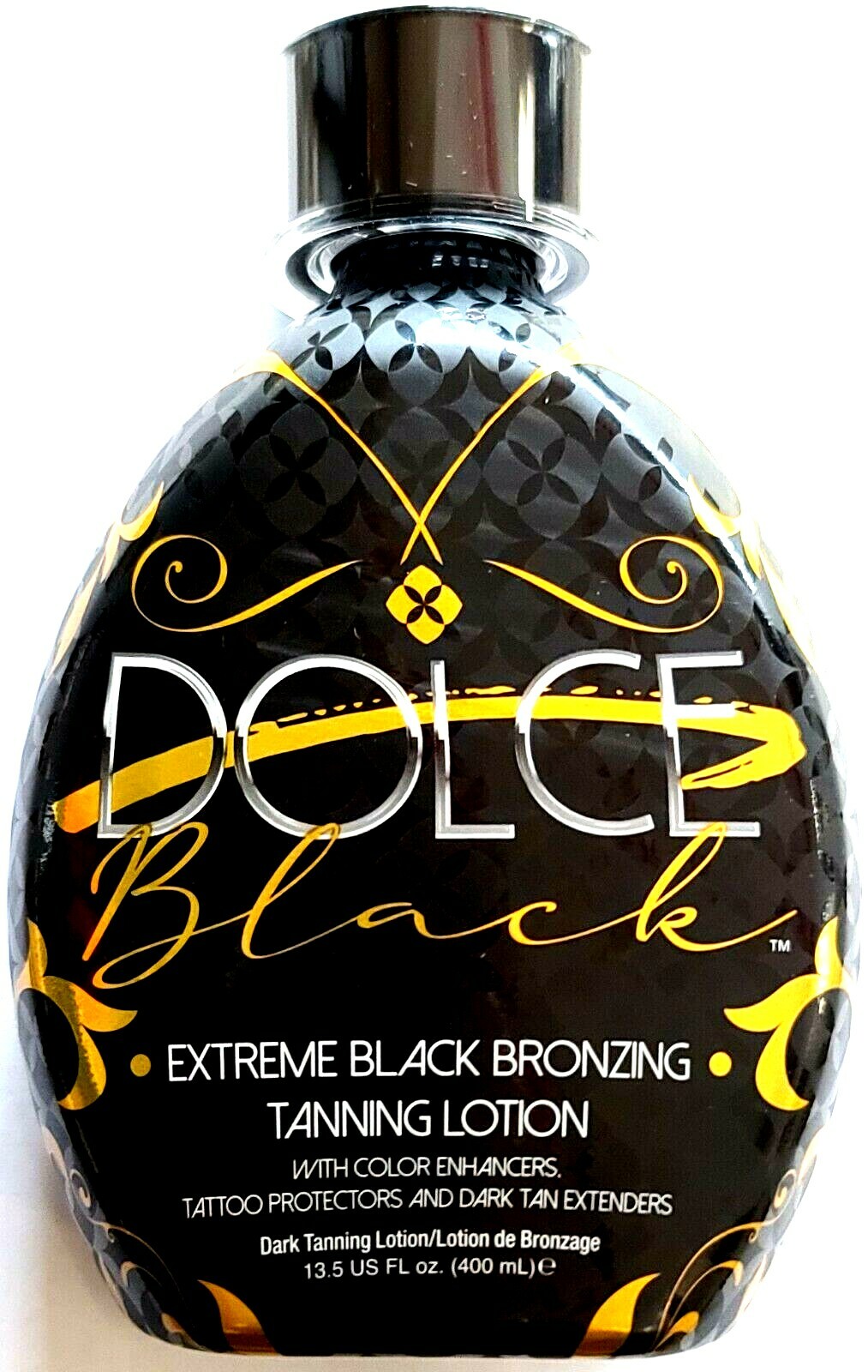 Dolce Black Extreme Bronzer Tanning Lotion w/ Tattoo Protection & Tan Extenders