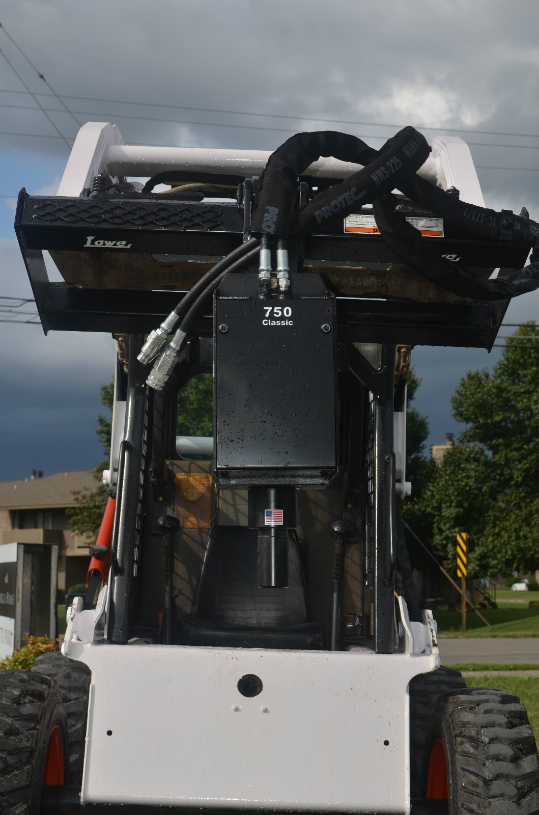 Lowe 750 Classic Round Auger Drive Digger Attachment Fits Skid Steer Loader