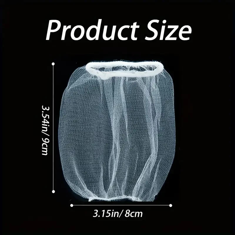 100pcs Kitchen Sink Trash Mesh Bag Anti Clogging Sink Strainer Net Filter