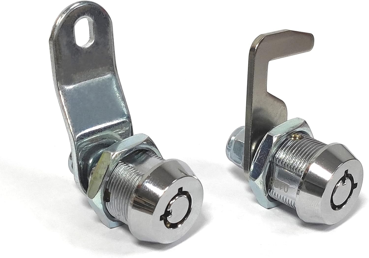 1 or 2 Pack Toolbox Lock 5/8" Tubular Cam Replacement Lock Hook Cam Keyed Alike