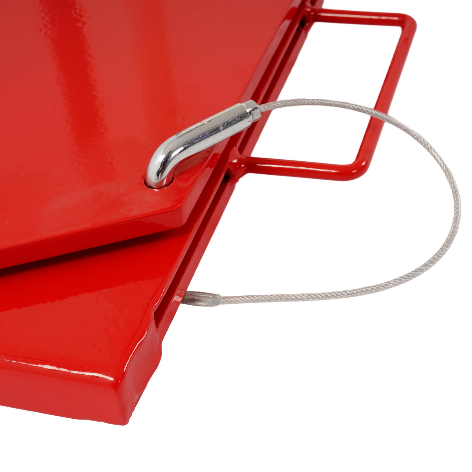 Red Steel Alignment Turn Plate Table For Passenger Car Truck 9000lb Capacity Set