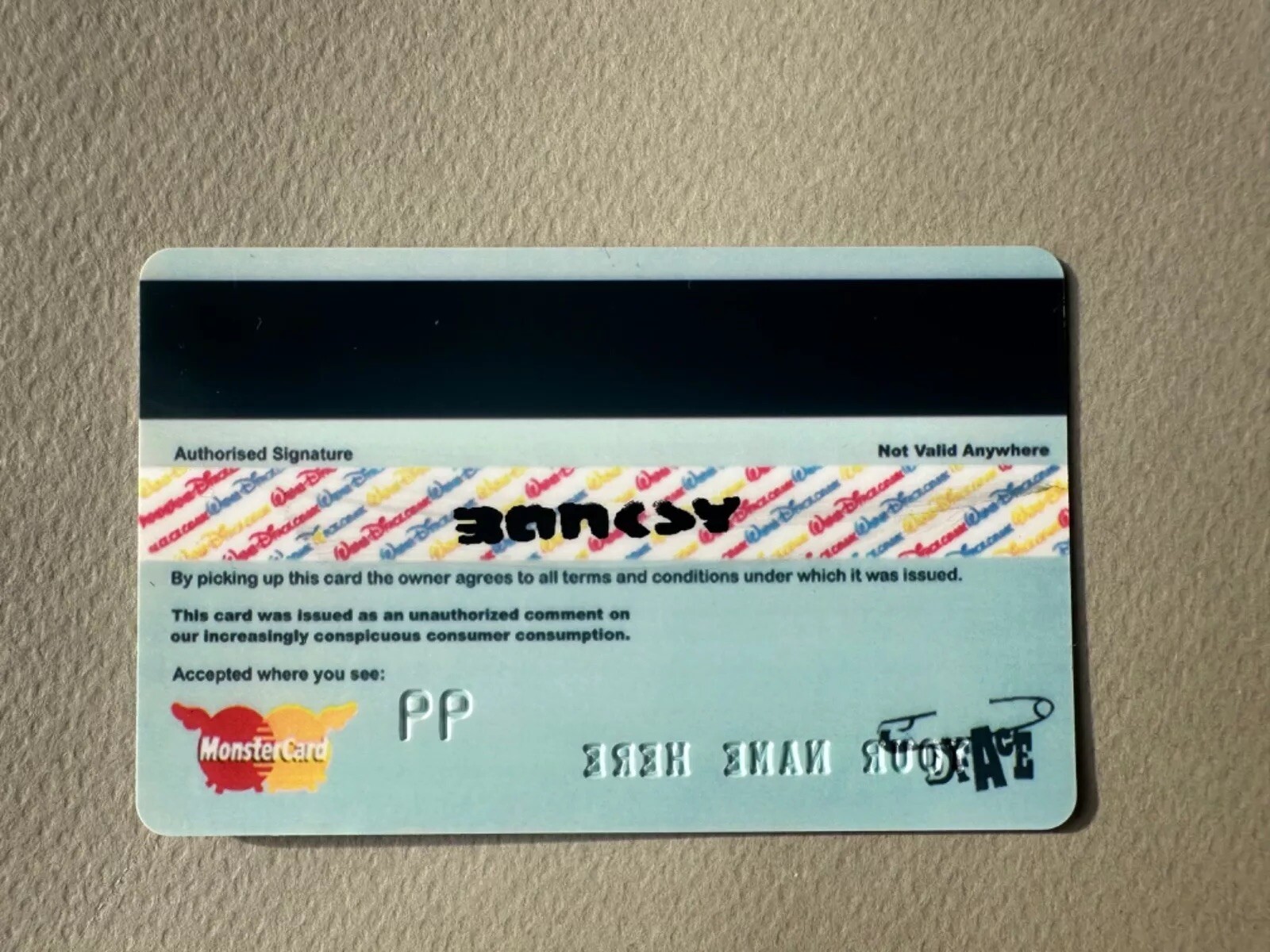 Dface D*Face American Depress Card limited art release Banksy