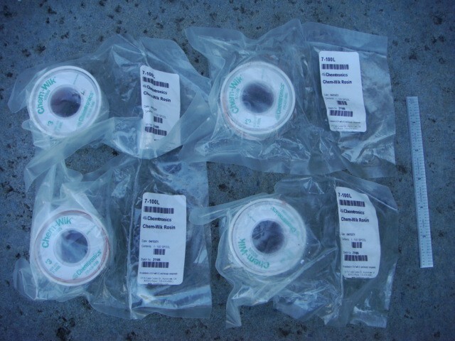 One Spool 100ft CHEMTRONICS 7-100L CHEM-WIK #3 Solder Braid - New Unused