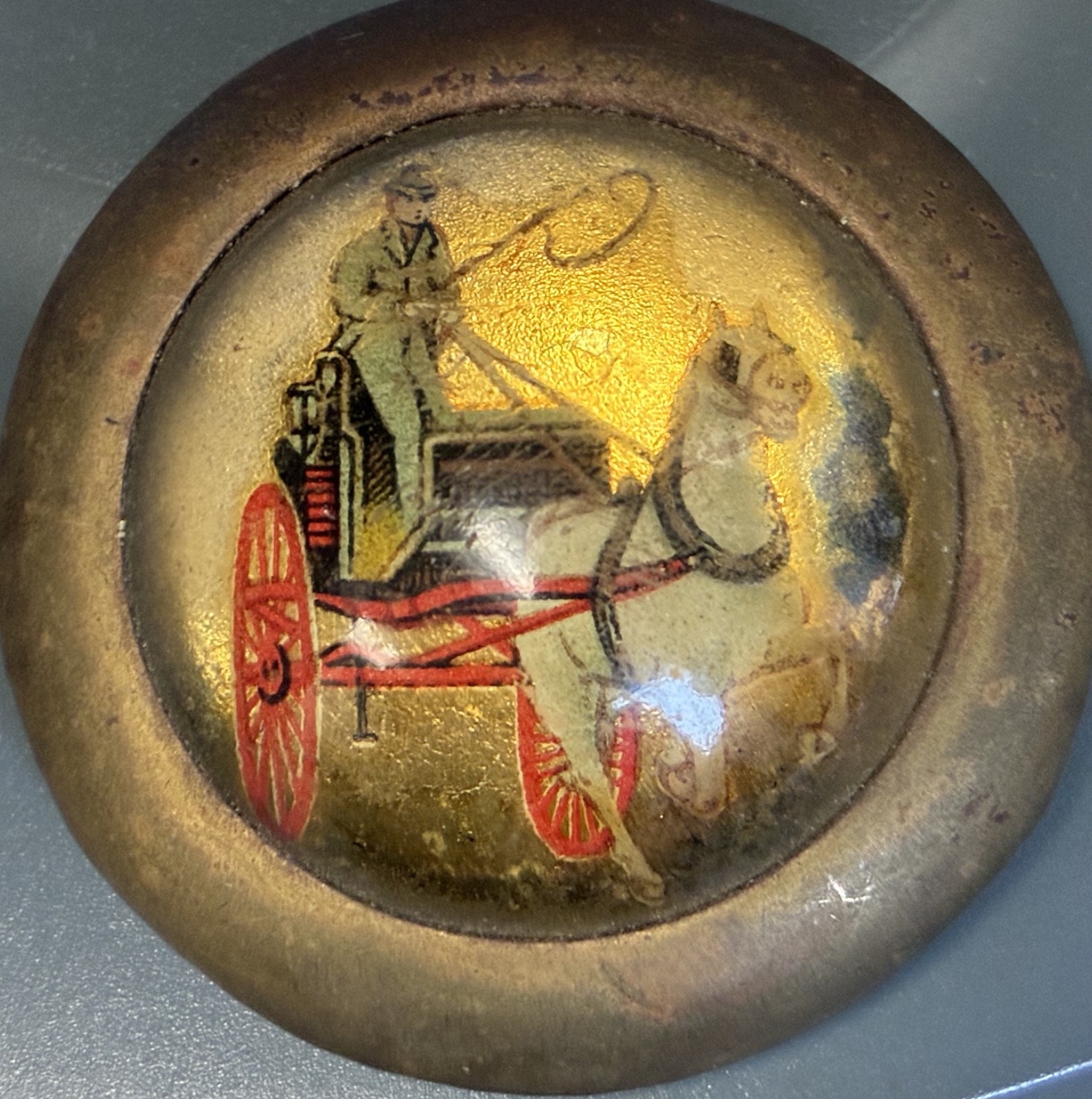 Two Antique Bridle Rosettes