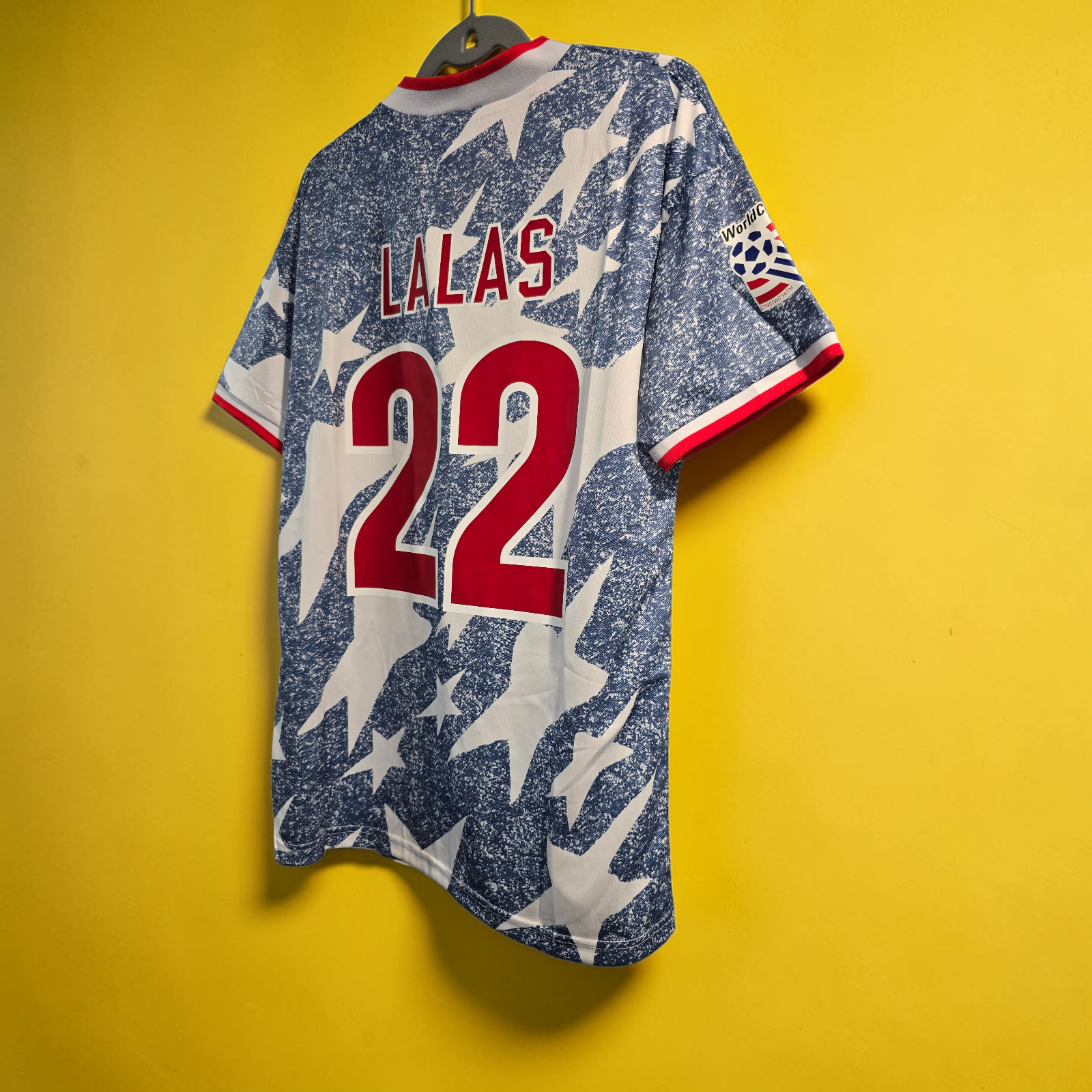 National Team USA Away - World Cup 1994 - Soccer - LALAS #22 - XL (Run Small)