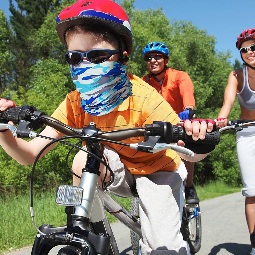 6x Winter Face Mask Sun Shield Neck Gaiter Cover Balaclava Bandana Men Women Kid