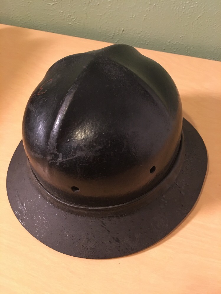 EARLY 1930s HARDHAT CBM Co. Black Dymond Hard Hat Antique Mine Mining Helmet