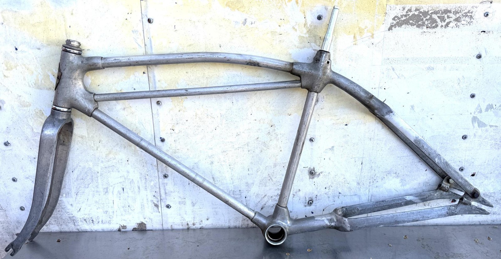 antique prewar Montgomery Wards DURALIUM men's frame set Monark Silver King