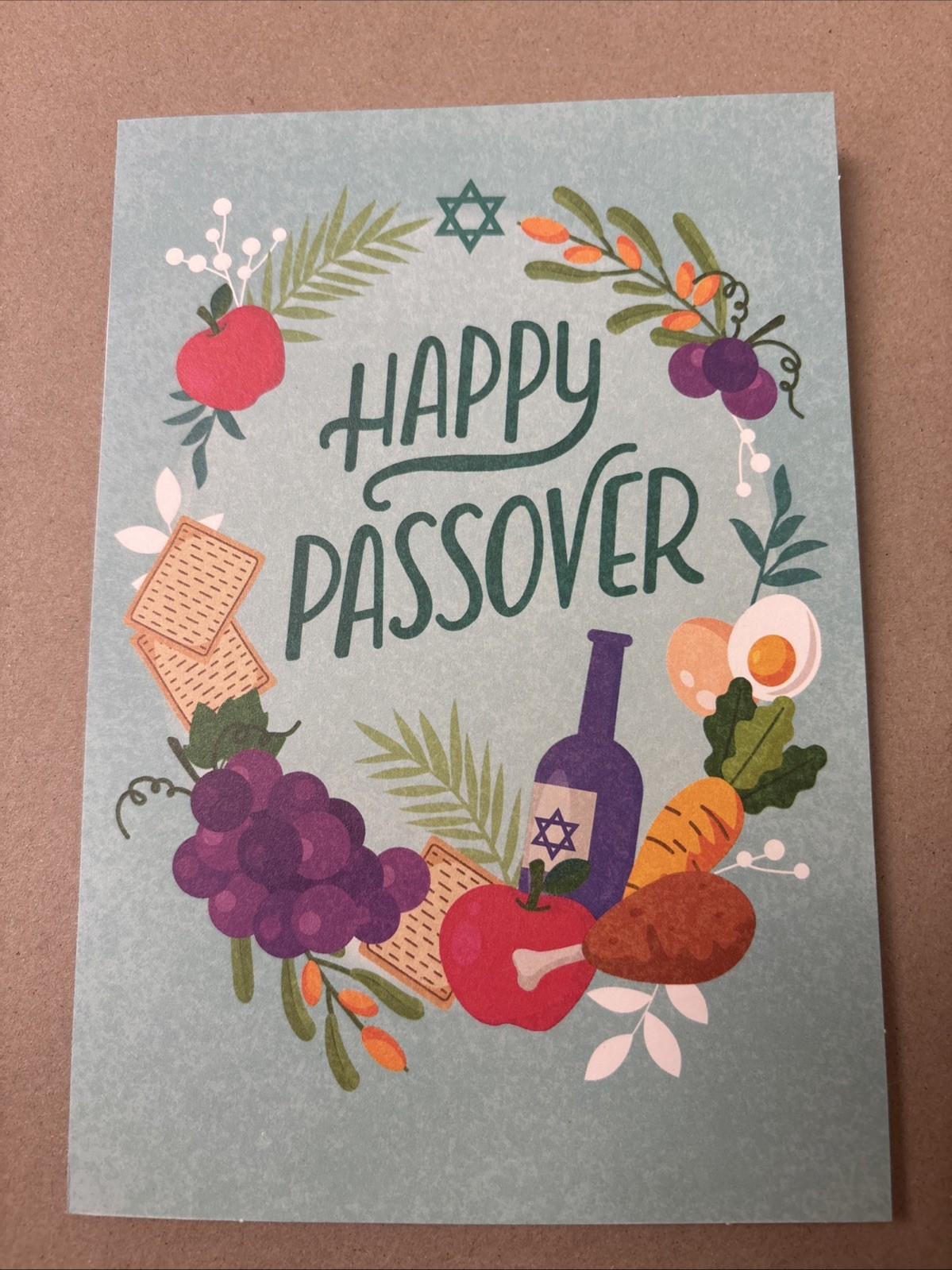 Happy Passover Abundant Blessings Sweet Memories 5”x7” Hallmark Greeting Card