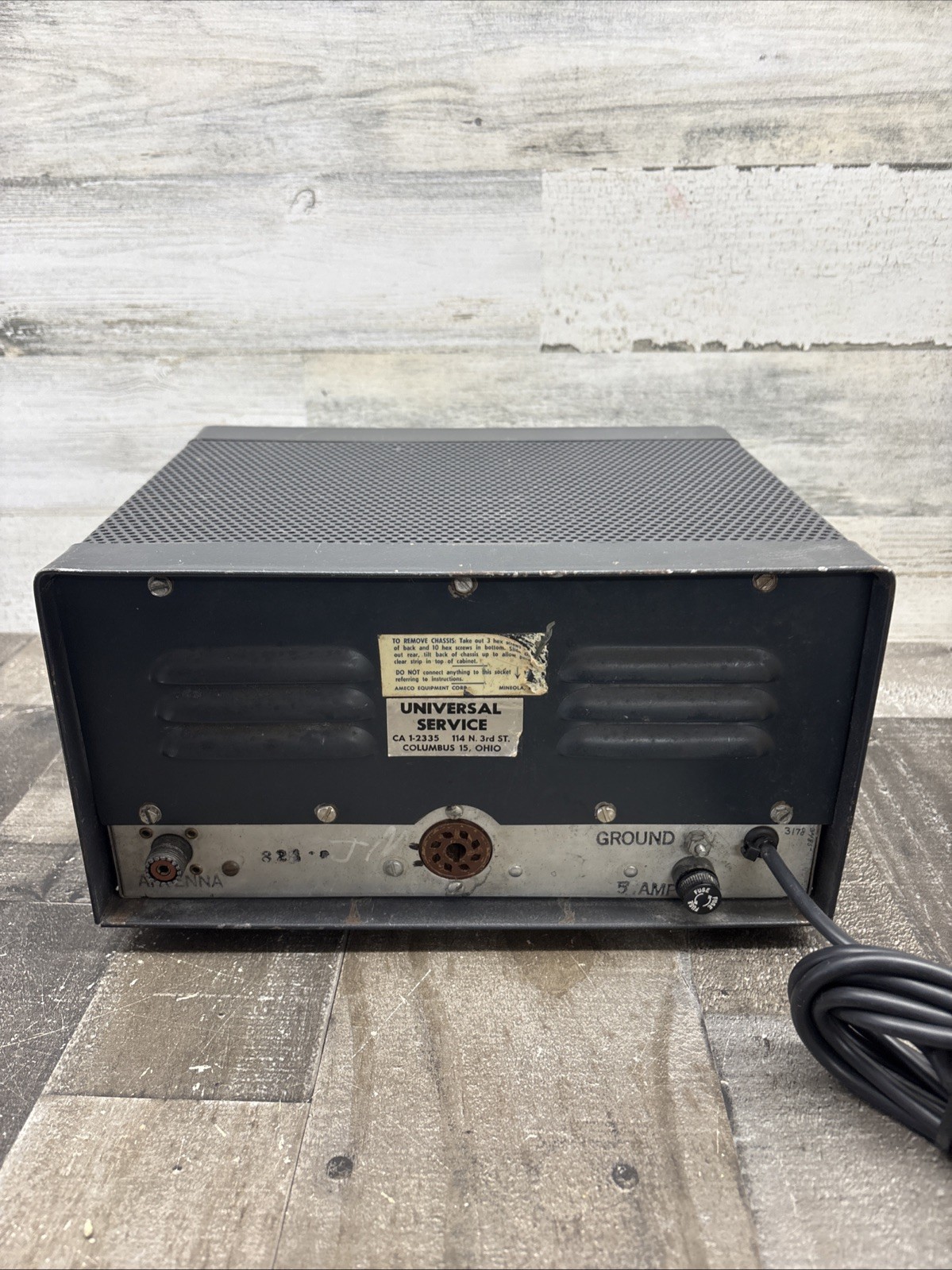 Ameco TX-62 6 & 2 meter Transmitter Old Vintage Ham Amateur Radio Tube Rig
