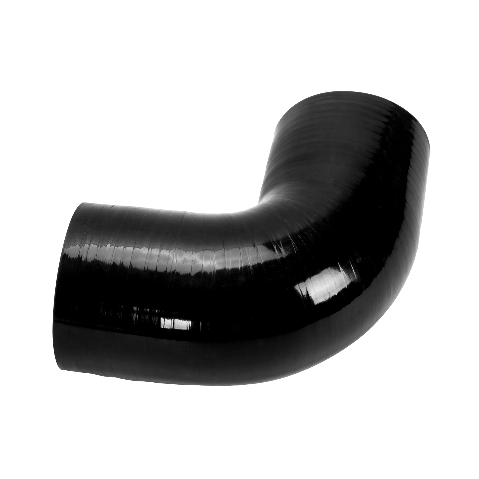 2.5'' 90 Degree Elbow Rubber Hose Coupler Intercooler Pipe Black-Red Universal