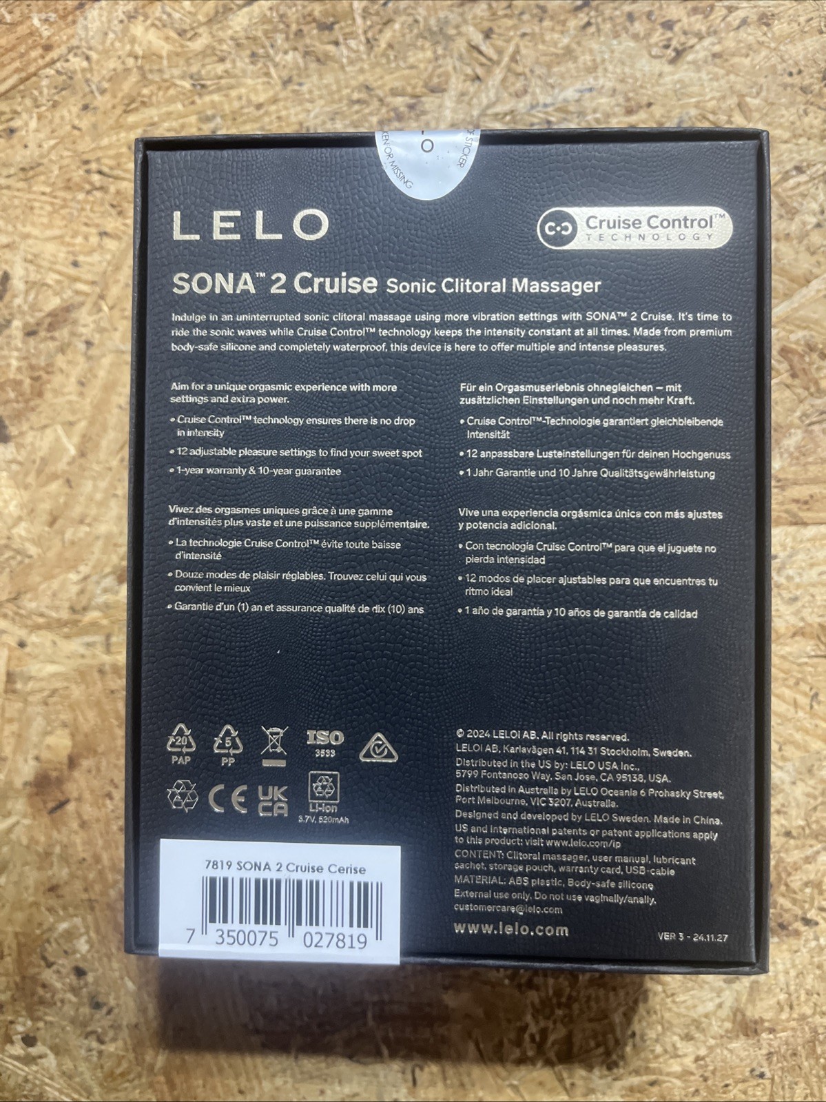 LELO Sona 2 Cruise - Cerise