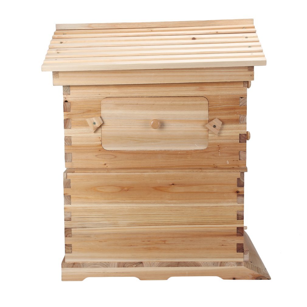 7 Upgraded Bee Frames + Auto Beehive Hive Box Beekeeping Brood Cedarwood Houses