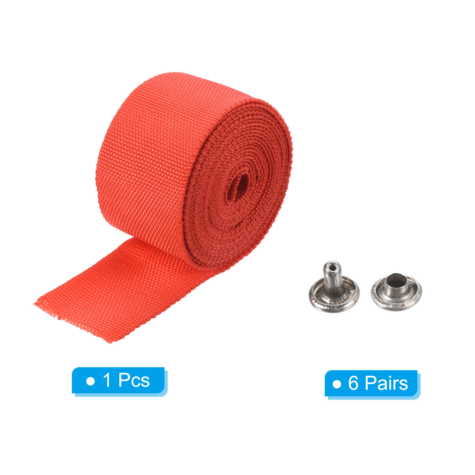 10Ft*45mm Polyester Rope Protector Cable Cover Rope Protective Sleeve Red