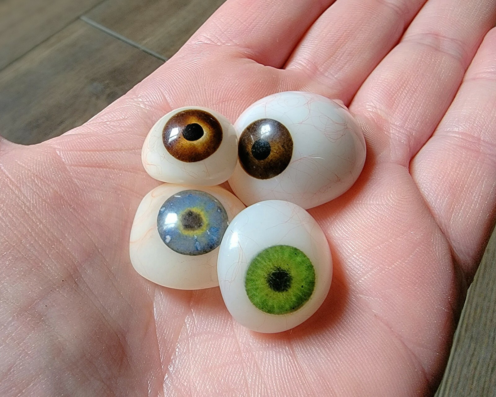 Prosthetic Human Eyes, Vintage Style Acrylic Fake Eyes, Oddities, Curiosities