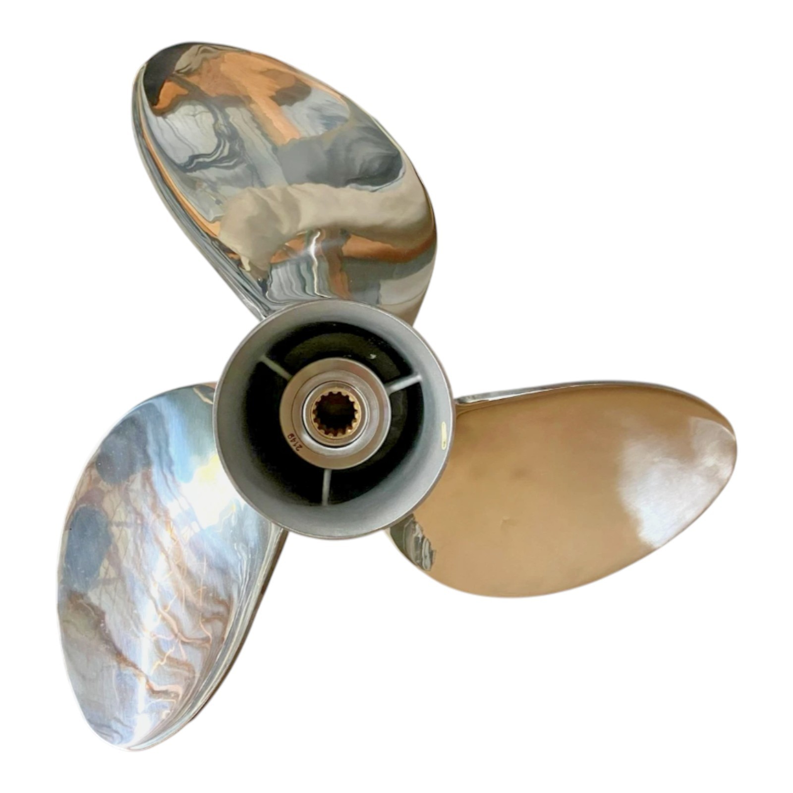 OEM New Suzuki Watergrip© Stainless Steel RH Prop (3 X 16 X 20R) 990C0-00810-20P