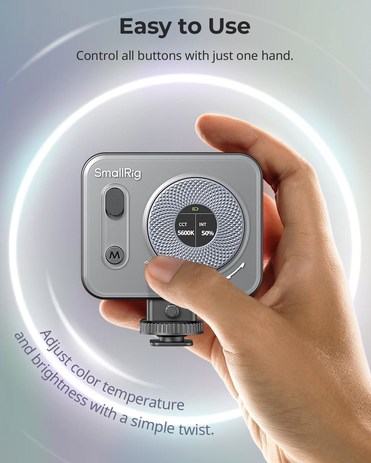 SmallRig Vibe P96 Pro Led Video Light Camera Light for Vlog 4660