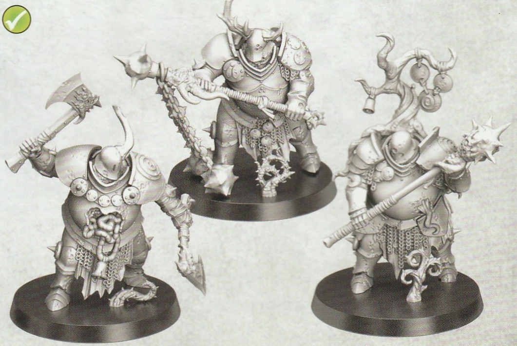 Blight Templars Scions of the Plaguefather Warhammer Darkwater AOS - NoS (x3)