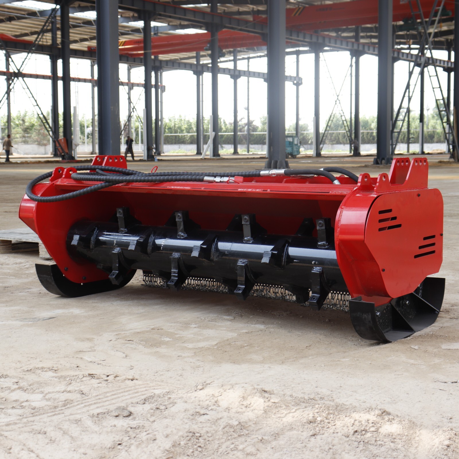 60"Heavy Duty Forestry Mulcher for Bobcat Skid Steer,Steel Blade, Quick Attach