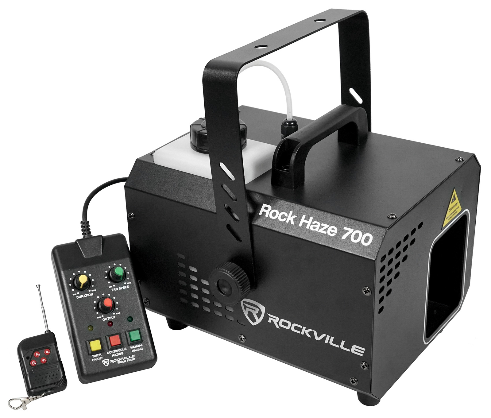 Rockville ROCKHAZE 700 CFM DMX Water Based DJ/Club Haze Machine+Gallon Fluid