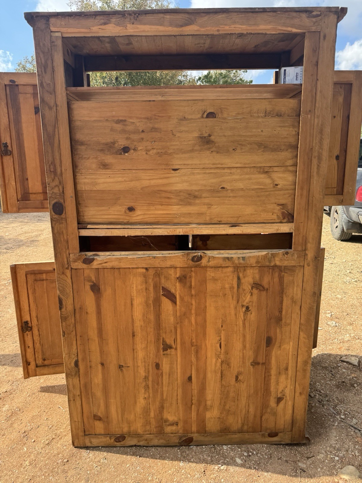 Mexican Pine Dresser With Some Damage
