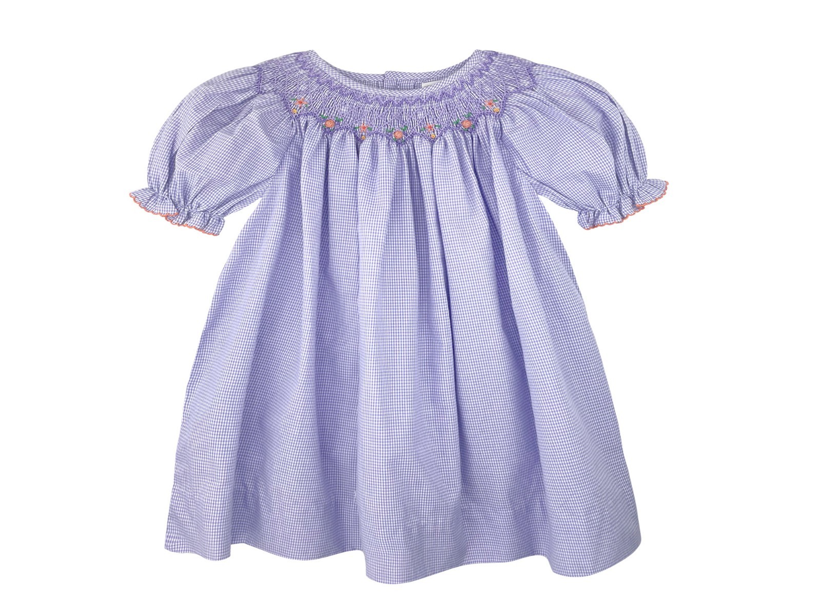 NWT Petit Ami Purple Lavender Smocked Bishop Baby 2pc Dress 6 Months 6M Girls