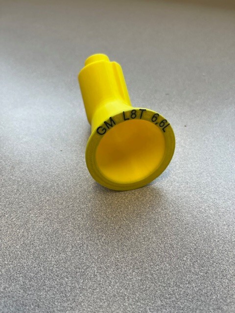 L8T GAS 6.6L Oil Funnel Adapter/Holder - GM, HD, Silverado, Sierra, 2020-2025